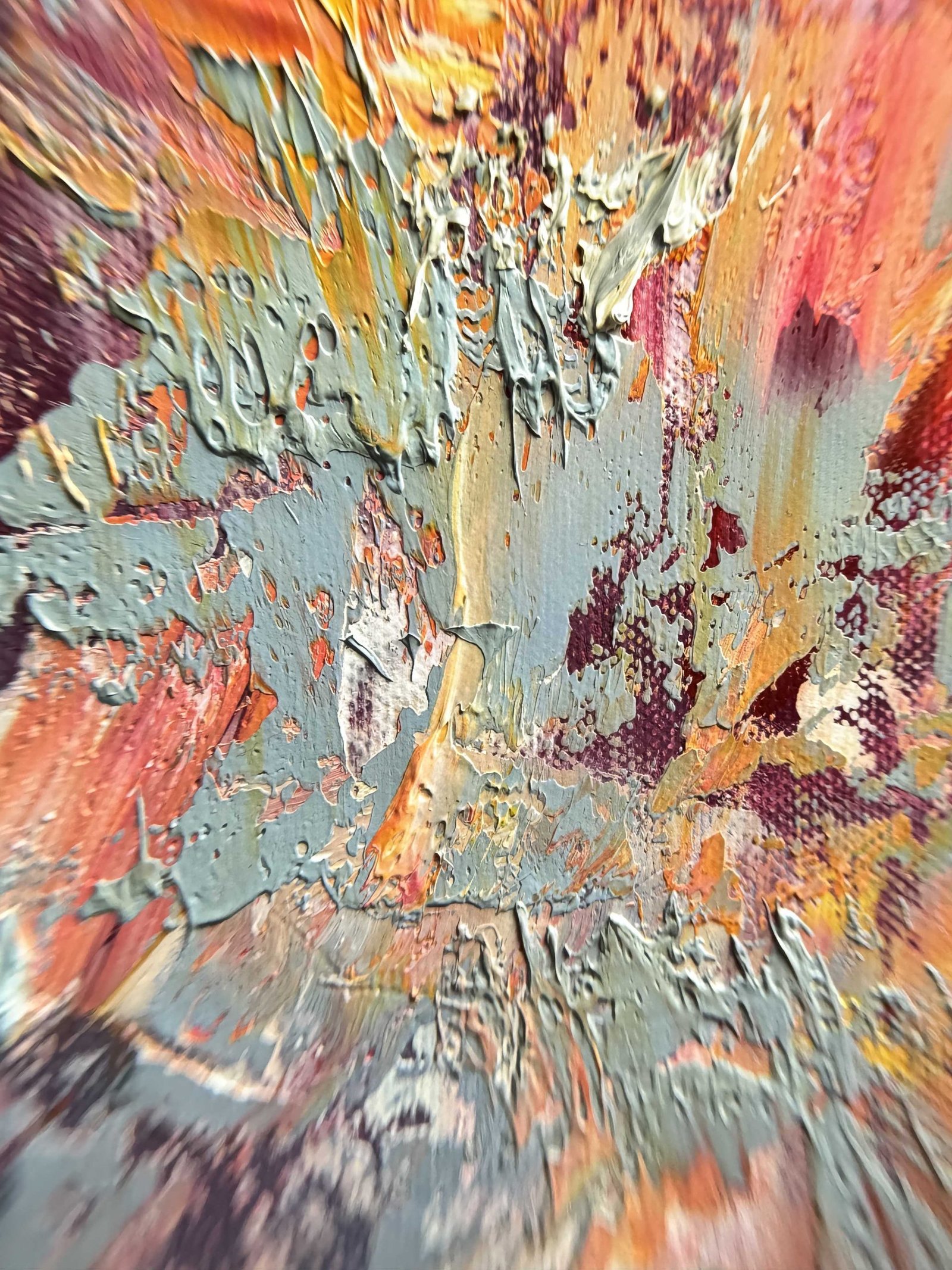 View in a Room Background Original Prints Camouflage - Detail
