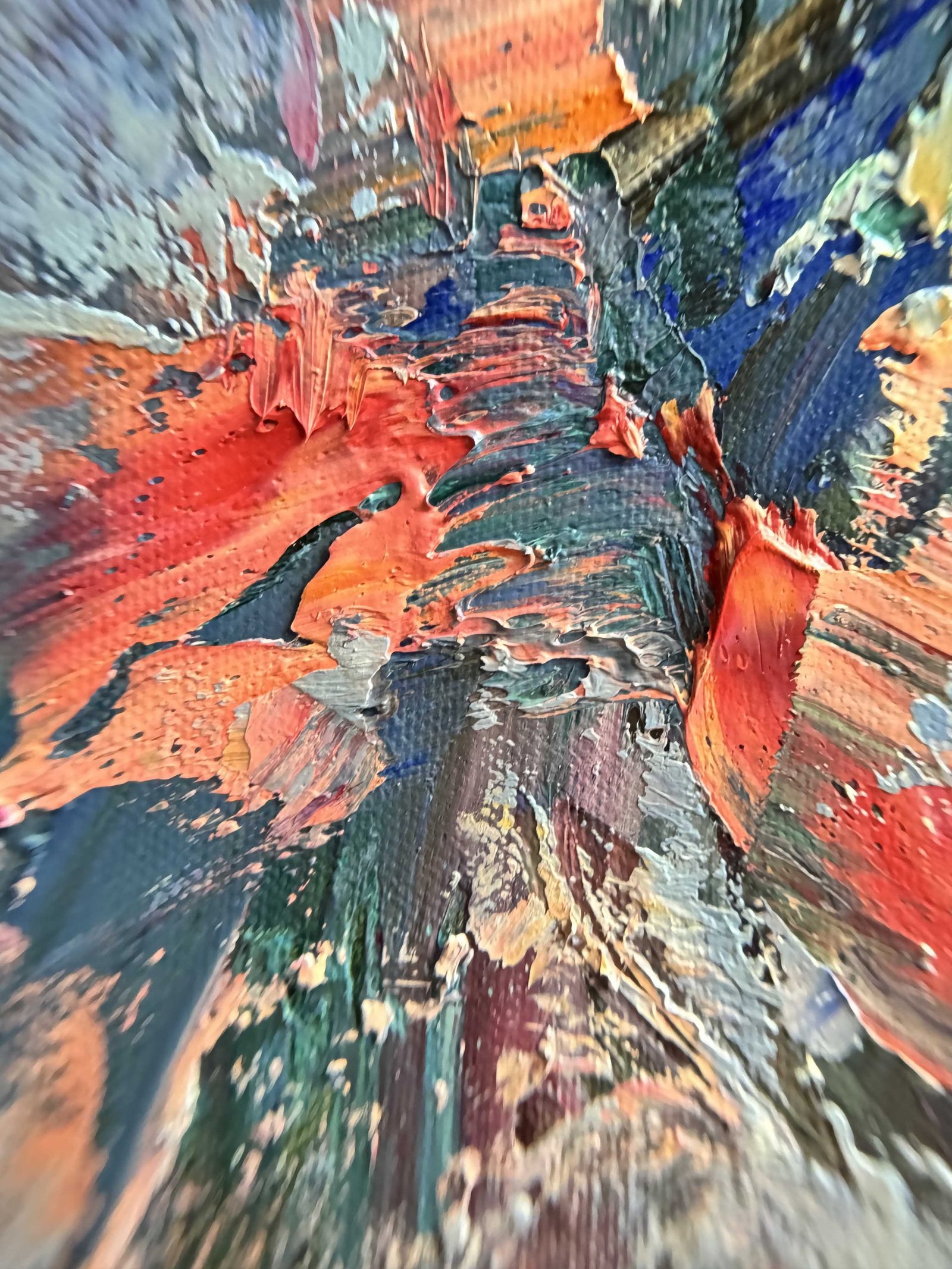 View in a Room Background Original Prints Camouflage - Detail