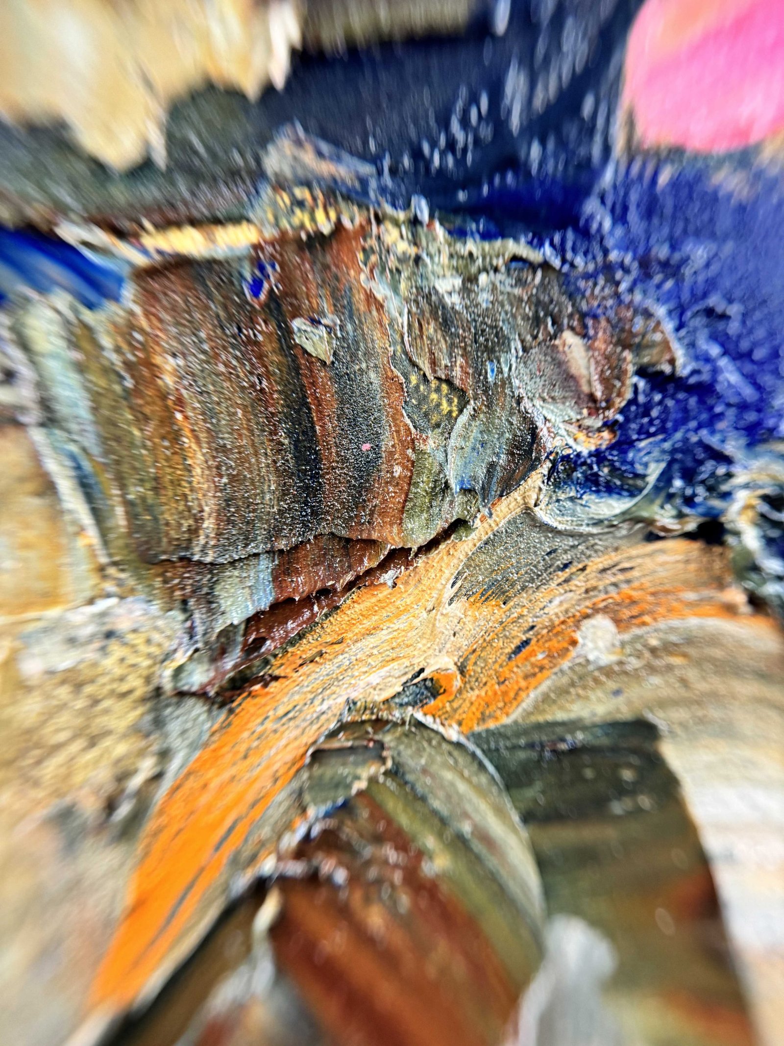 View in a Room Background Original Prints Camouflage - Detail